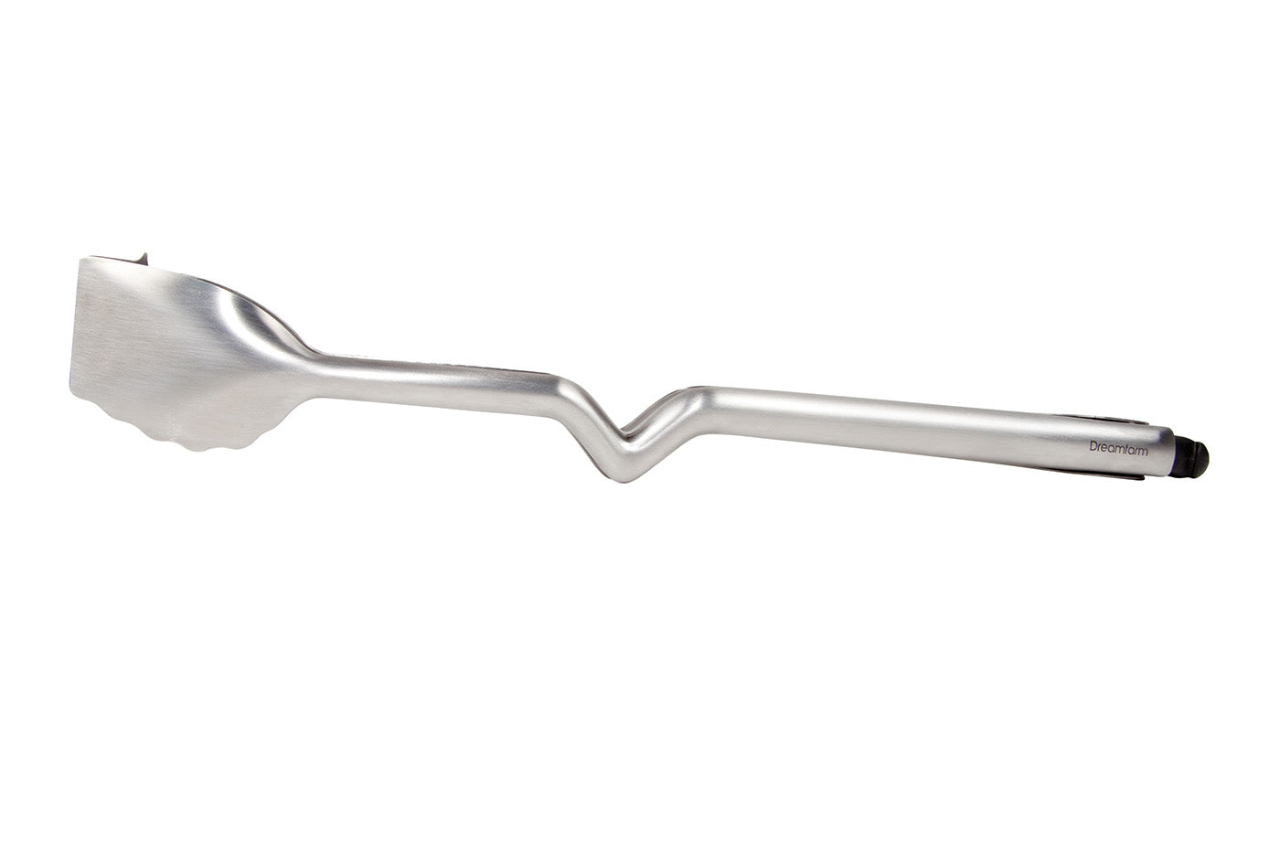 Dreamfarm BBQ Clongs Sit Up Click Lock Tongs, 15-Inch, Stainless Steel
