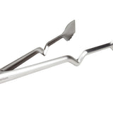 Dreamfarm BBQ Clongs Sit Up Click Lock Tongs, 15-Inch, Stainless Steel