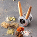 Dreamfarm Ortwo One-Handed Salt, Pepper, & Spice Mill, 4oz, Ortwo + Extra Jar