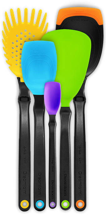 Dreamfarm Set of the Best Essential Kitchen Tool Collection, Mixed Colors