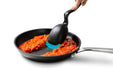 Dreamfarm Spadle Non-Stick Cooking Spoon & Serving Ladle with Measurement Lines, Blue