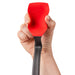 Dreamfarm Supoon Silicone Sit Up Scraping Spoon with Measuring Lines, Red