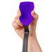 Dreamfarm Supoon Silicone Sit Up Scraping Spoon with Measuring Lines, Purple