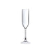 Fortessa Outside Copolyester 5 Ounce Champagne Flute, Set of 6