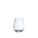 Fortessa Outside Copolyester 20 Ounce Stemless White Wine Glass, Set of 6