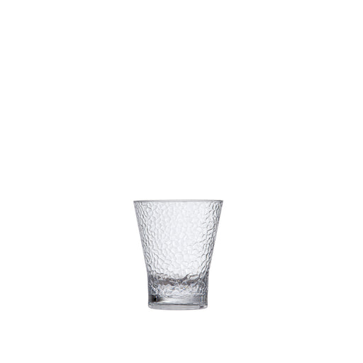Fortessa Outside Copolyester 10 Ounce Hammered Juice Glass, Set of 6