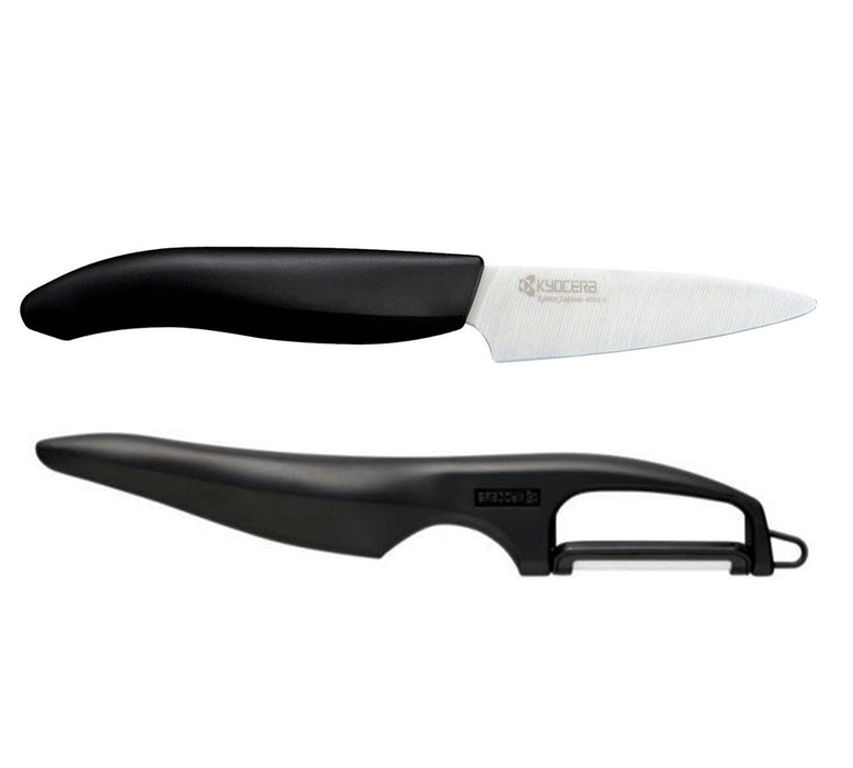 Kyocera Revolution Ceramic 3 Inch Paring Knife & Straight Peeler Set