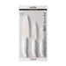 Kyocera Advanced Ceramics 3 Piece Revolution Series Knife Set, White