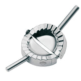 Kuchenprofi Ravioli, Pierogi, and Dumpling Press, Stainless Steel, 4-Inch