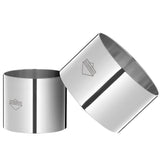 Kuchenprofi Cooking Ring Molds, 4 Piece Set, 2.5-Inch & 3-Inch, Stainless