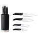 Kyocera Universal Knife Block Set w/ 4 Ceramic Knives, White Blades