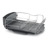 Polder Advantage 4 Piece Dish Rack With Slide Out Drain Tray