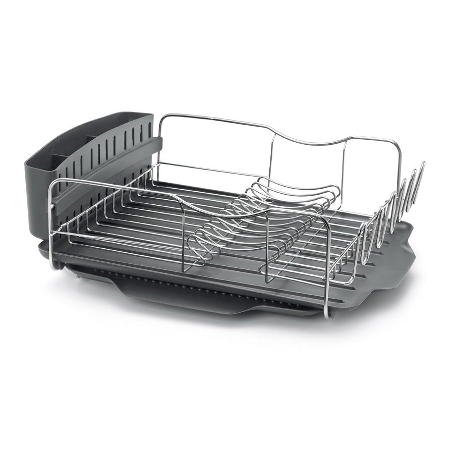 Polder Advantage 4 Piece Dish Rack With Slide Out Drain Tray