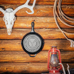 Lodge Yellowstone 10.25 Inch Seasoned Cast Iron Authentic Y Skillet