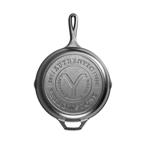 Lodge Yellowstone 10.25 Inch Seasoned Cast Iron Authentic Y Skillet