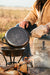 Lodge Yellowstone 3.2 Quart Cast Iron Bucking Bronco Combo Cooker, 10.25 Inch Diameter