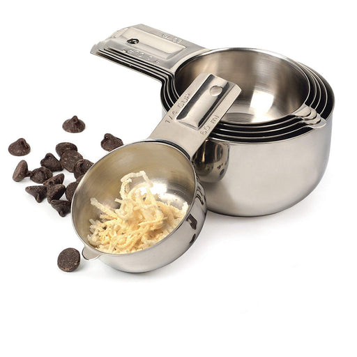 ATB 2 PC Coffee Measurer Cup Scoop Measuring Spoon Set Stainless Steel Tea Cook 1 oz