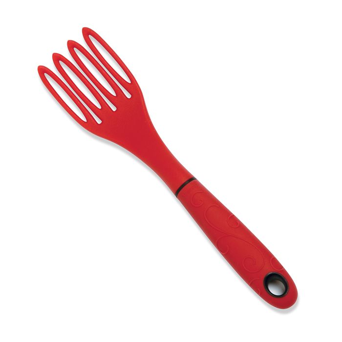 Norpro Grip-EZ Fiskie Fork and Whisk Combo Kitchen Tool, Red