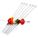 Norpro Stainless Steel 14-Inch Barbeque Skewers, Set of 6
