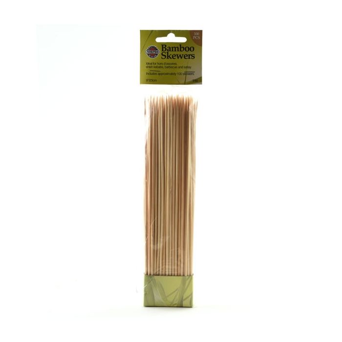 Norpro 9-Inch Bamboo Skewers, Set of 100