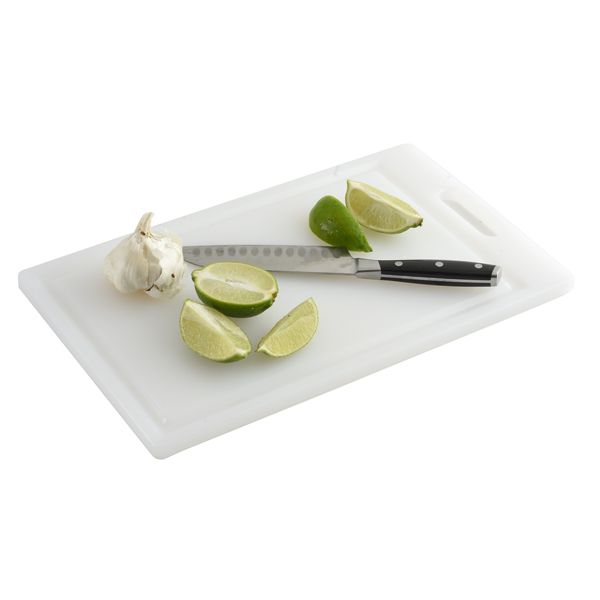 Norpro Professional 8.5-Inch x 14.5-Inch Cutting Board, White