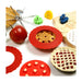 Norpro 6-Inch Silicone Mini Pie Pan Shields, Set of 4, Red