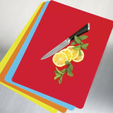 Norpro Flexible Gripping Cutting Mats, Set of 4, Multicolor