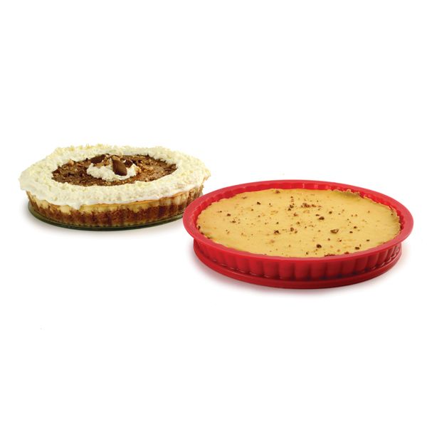 Norpro Silicone and Glass 9-Inch Cheesecake Pan
