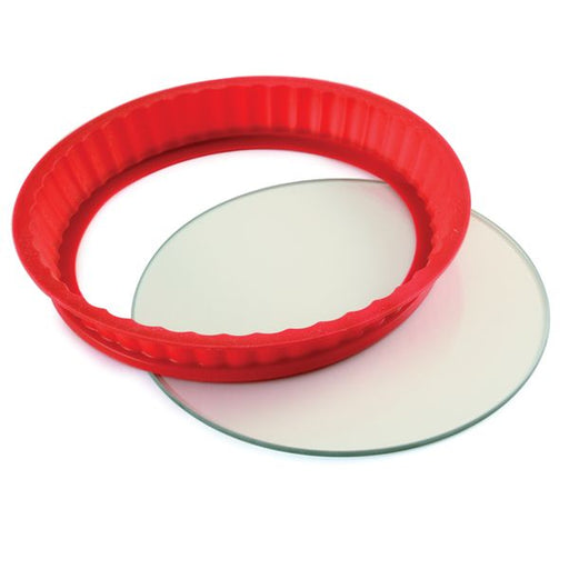 Norpro Silicone and Glass 9-Inch Cheesecake Pan