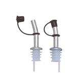 Norpro Metal Bottle Pourers For Wine and Liquor Bottles, Set of 2