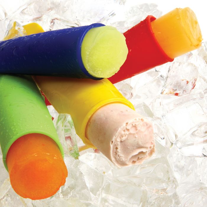 Norpro 4 Piece Silicone Ice Pop Maker Set, Assorted Colors
