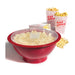 Norpro Microwave Popcorn Popper with Lid, 10.5-Inch, Red
