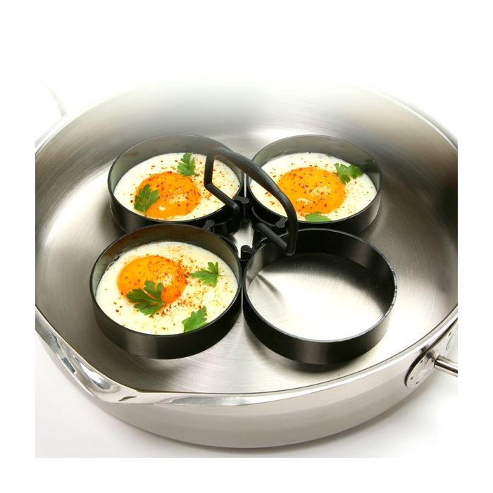Norpro 3.5-Inch Nonstick Egg and Pancake Rings, 4 Piece Set