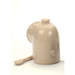 RSVP Stoneware Salt Pig with Spoon, Oatmeal