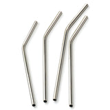 RSVP Endurance Stainless Steel Drink Straws, Set of 4