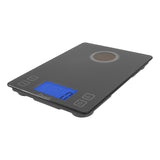 Escali Stela Solar USB Kitchen Scale with Backlight, 15 lb. Capacity, Grey
