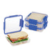 Progressive Snap-Lock Sandwich To Go Container, Set of 3, Blue