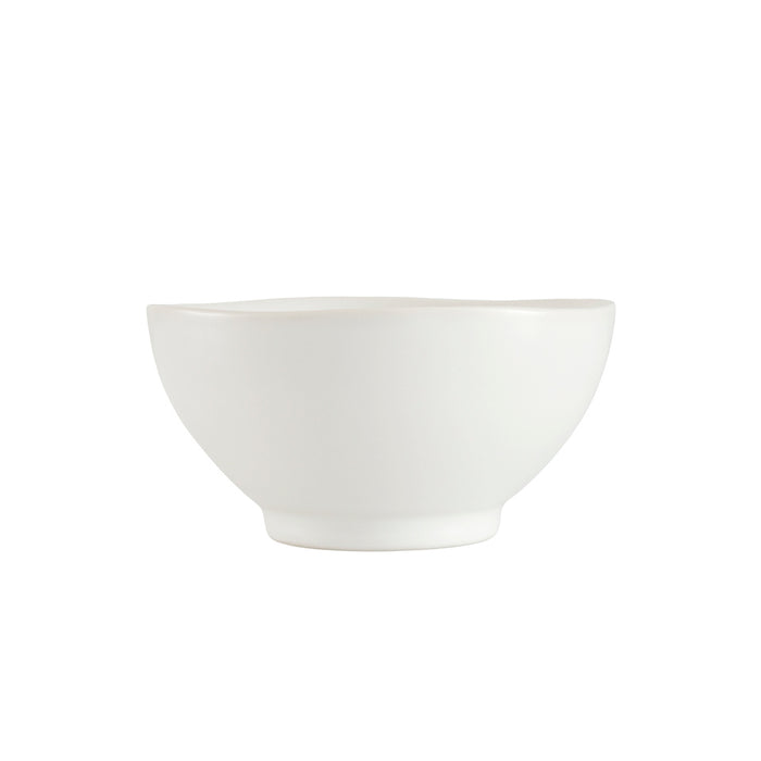 Fortessa Vitraluxe Dinnerware Heirloom Rice Bowl, 5.75-Inch, Set of 4, Linen