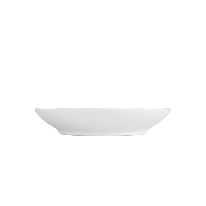 Fortessa Vitraluxe Dinnerware Heirloom Coupe Pasta Bowl, 9-Inch, Set of 4, Linen
