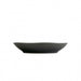 Fortessa Vitraluxe Dinnerware Heirloom Coupe Pasta Bowl, 9-Inch, Set of 4, Charcoal