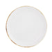 D&V Salt Serena Coupe Plate, 10.75-Inch, Set of 4, White
