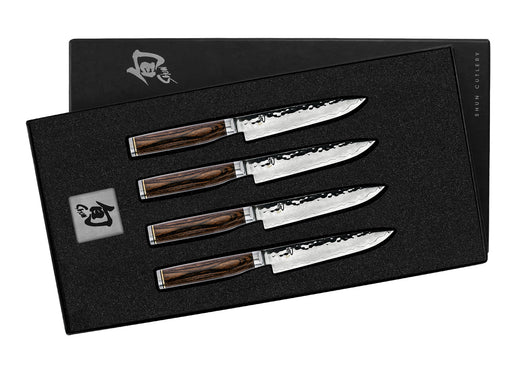 Shun Premier 4 Piece Steak Knife Set TDMS0400