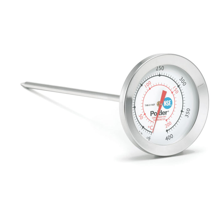 Polder THM-511N Candy & Deep Fry Thermometer, Stainless Steel