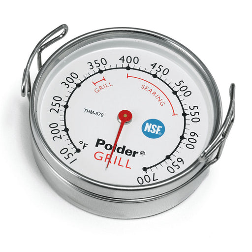 Polder THM-570 Grill Surface Thermometer, Stainless Steel