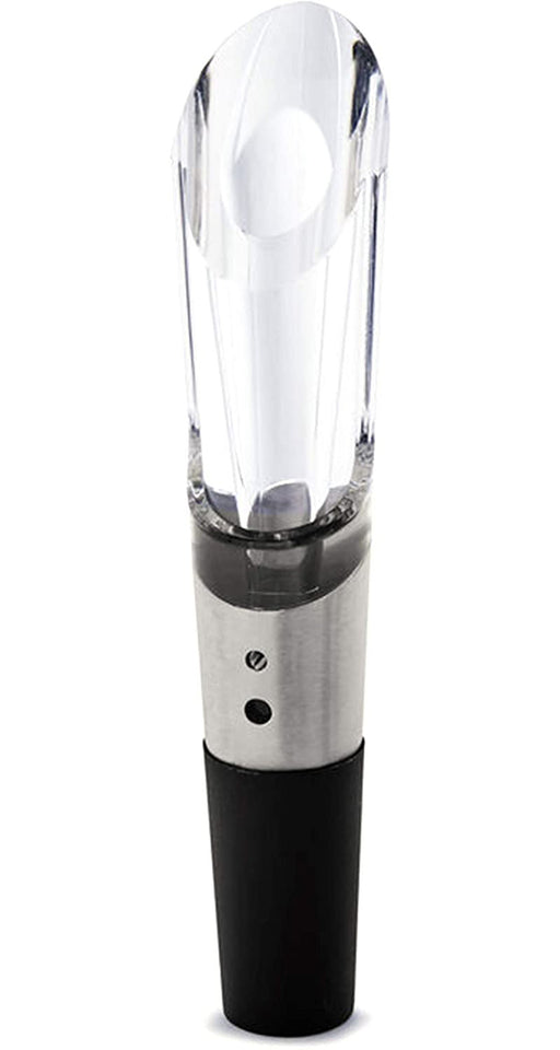 Metrokane Rabbit Wine Aerator and Pourer, Clear/Stainless Steel