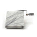 RSVP 8" x 5" White Marble Cheese Slicer Board