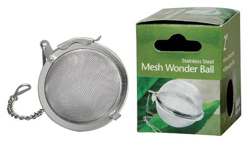 HIC 2 Inch Ball Shape Loose Leaf Mesh Tea Infuser, 18/8 Stainless Steel