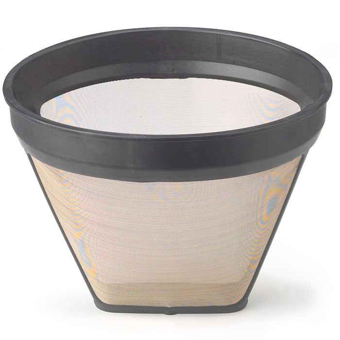 HIC Reusable Gold Tone Coffee Filter, Number 2 Size