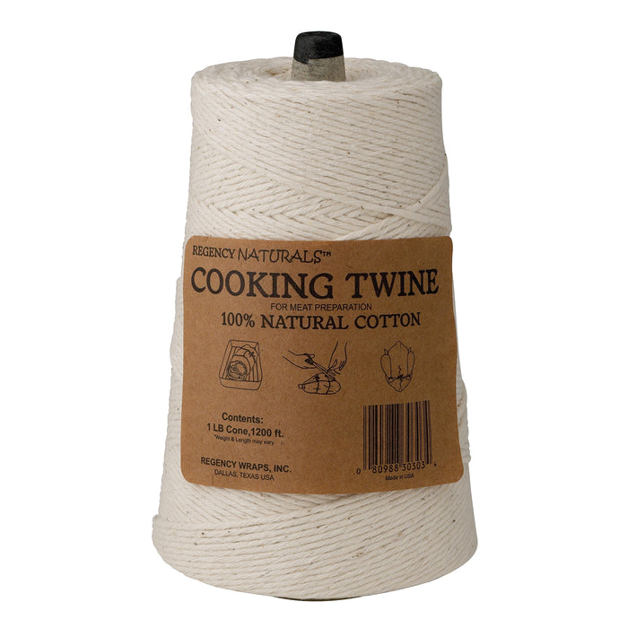 Regency Cooking Butcher's Twine for Meat and Trussing Turkey, 100% Cotton, 1 LB